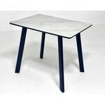 Стол ТИК ТАК 120 ОНИКС, керамика / Черный каркас М-City | Интернет магазин мебели и декора LifeDekor
