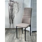 Стул МОНАКО Marseille-16 Капучино, велюр / Черный каркас M-City | Интернет магазин мебели и декора LifeDekor