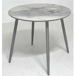 Стол МИЛТОН D89 PANDORA LIGHT, керамика / ЛАТТЕ каркас М-City | Интернет магазин мебели и декора LifeDekor