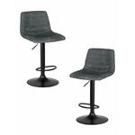 Набор 2 шт Стул барный DOBRIN TRAVIS, серый (VIVALDI15) | Интернет магазин мебели и декора LifeDekor