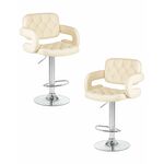 Набор 2 шт Стул барный DOBRIN TIESTO, кремовый | Интернет магазин мебели и декора LifeDekor