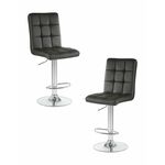 Набор 2 шт Стул барный DOBRIN KRUGER, чёрный | Интернет магазин мебели и декора LifeDekor