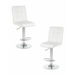 Набор 2 шт Стул барный DOBRIN KRUGER, белый | Интернет магазин мебели и декора LifeDekor