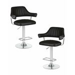 Набор 2 шт Стул барный DOBRIN CHARLY, чёрный | Интернет магазин мебели и декора LifeDekor