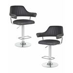 Набор 2 шт Стул барный DOBRIN CHARLY, серый | Интернет магазин мебели и декора LifeDekor