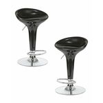 Набор 2 шт Стул барный DOBRIN BOMBA, чёрный | Интернет магазин мебели и декора LifeDekor