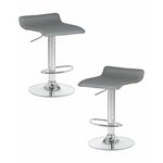 Набор 2 шт Стул барный DOBRIN TOMMY, серый | Интернет магазин мебели и декора LifeDekor