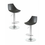 Набор 2 шт Стул барный DOBRIN ROCKY, чёрный | Интернет магазин мебели и декора LifeDekor