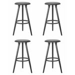 Набор 4 шт Стул барный DOBRIN ROYCE BLACK, чёрный (B-03) | Интернет магазин мебели и декора LifeDekor