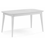 Стол деревянный Адель 145(190)x80 белый матовый | Интернет магазин мебели и декора LifeDekor