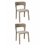 Стул обеденный Zuri серый 2 шт. | Интернет магазин мебели и декора LifeDekor