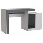 Компьютерный стол Модена белый / графит | Интернет магазин мебели и декора LifeDekor