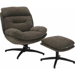 Кресло мягкое Everprof Kiwi Ткань Темно-коричневый | Интернет магазин мебели и декора LifeDekor