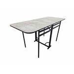 Стол-книжка Искра, Цемент, Черный муар | Интернет магазин мебели и декора LifeDekor