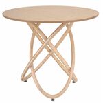 Стол не раскладной Линц 90 Red Black (Беленый дуб) | Интернет магазин мебели и декора LifeDekor