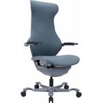 Эргономичное кресло Atom Grey Экокожа Серый | Интернет магазин мебели и декора LifeDekor