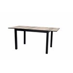 Стол Саен 30, Черный муар /клен каньон/ кромка черная | Интернет магазин мебели и декора LifeDekor