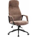 Кресло руководителя Everprof Otto Black Ткань Коричневый | Интернет магазин мебели и декора LifeDekor