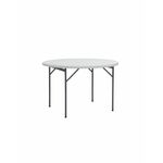 Стол круглый складной пластиковый Кейт 116 | Интернет магазин мебели и декора LifeDekor