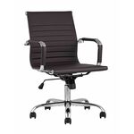 Кресло офисное TopChairs City S коричневое | Интернет магазин мебели и декора LifeDekor