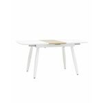 Стол обеденный Чикаго раскладной 120-160*90 белый | Интернет магазин мебели и декора LifeDekor