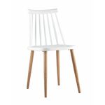 Стул Морган пластиковый белый | Интернет магазин мебели и декора LifeDekor