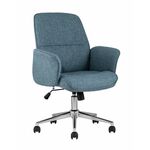 Стул офисный Simona голубой | Интернет магазин мебели и декора LifeDekor