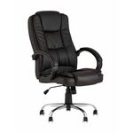 Кресло руководителя TopChairs Atlant коричневое | Интернет магазин мебели и декора LifeDekor
