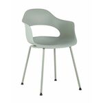 Стул Lady пластик серо-зеленый | Интернет магазин мебели и декора LifeDekor