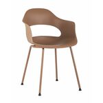 Стул Lady пластик коричневый | Интернет магазин мебели и декора LifeDekor