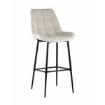 Стул барный Флекс велюр бежевый | Интернет магазин мебели и декора LifeDekor