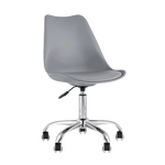 Стул офисный BLOK NEW пластиковый серый | Интернет магазин мебели и декора LifeDekor