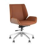 Кресло офисное TopChairs Crown SN коричневый | Интернет магазин мебели и декора LifeDekor