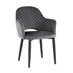 Стул Венера диамант NEW, велюр серый NP | Интернет магазин мебели и декора LifeDekor