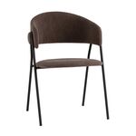 Стул Колин NEW вельвет коричневый | Интернет магазин мебели и декора LifeDekor