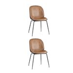 Стул Beetle PU бежевый 2 шт | Интернет магазин мебели и декора LifeDekor
