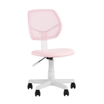 Кресло компьютерное детское ЛОЛО розовый пластик белый | Интернет магазин мебели и декора LifeDekor