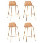 Стул полубарный Mist, желтый 4 шт | Интернет магазин мебели и декора LifeDekor