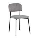 Стул Майло рогожка серый | Интернет магазин мебели и декора LifeDekor