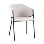 Стул обеденный Carmel бело-серый | Интернет магазин мебели и декора LifeDekor