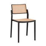 Стул пластиковый Milto черный | Интернет магазин мебели и декора LifeDekor