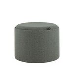 Пуф с ящиком Хюгге L букле темно-серый | Интернет магазин мебели и декора LifeDekor