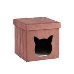 Пуф складной с ящиком Store Pet розовый | Интернет магазин мебели и декора LifeDekor