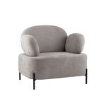 Кресло Кэнди ткань букле светло-серый | Интернет магазин мебели и декора LifeDekor