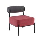 Кресло Ponpoun тёмно-серый бордо | Интернет магазин мебели и декора LifeDekor