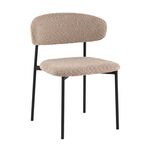 Стул Sevyn букле кофейный | Интернет магазин мебели и декора LifeDekor