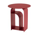 Журнальный столик Arwel металл бордовый | Интернет магазин мебели и декора LifeDekor