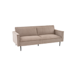 Диван прямой Кассель велюр рельефный бежевый | Интернет магазин мебели и декора LifeDekor