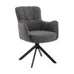 Стул обеденный Eima тёмно-серый | Интернет магазин мебели и декора LifeDekor