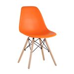 Стул Eames Style DSW оранжевый (разборный каркас) | Интернет магазин мебели и декора LifeDekor
